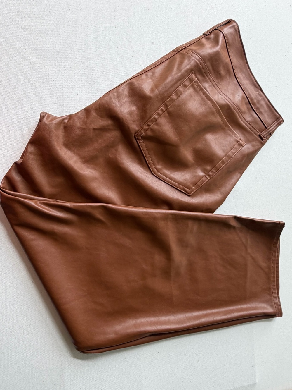 Old Navy Women’s OG Loose Faux Leather Pants 18